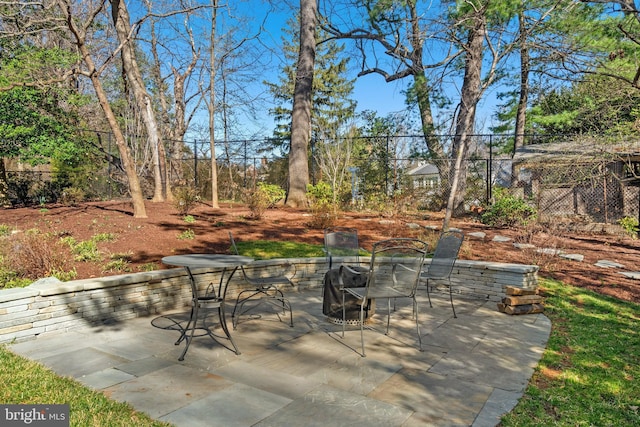3517 Woodbine St, Chevy Chase, MD 20815 - view of patio / terrace featuring a fire pit