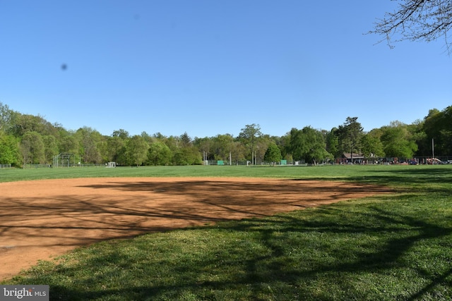 3517 Woodbine St, Chevy Chase, MD 20815 - surrounding community featuring a yard and a view of trees