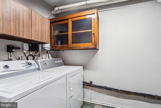 12703 Kembridge Dr, Bowie, MD 20715 - washroom with cabinet space and separate washer and dryer