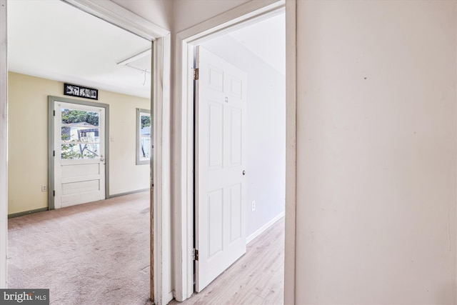 12703 Kembridge Dr, Bowie, MD 20715 - hallway featuring baseboards