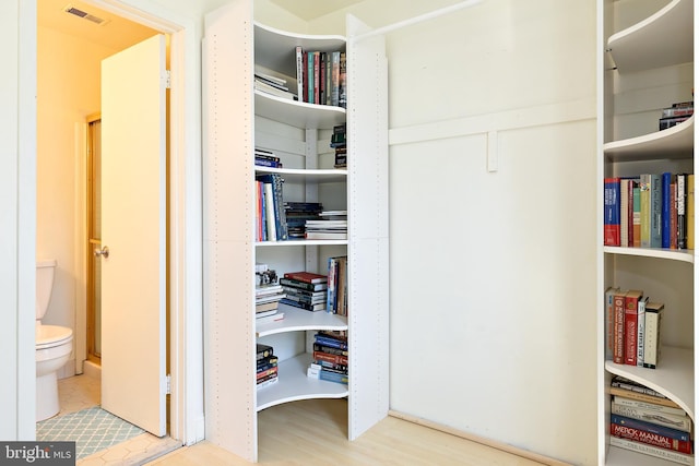 pantry featuring visible vents