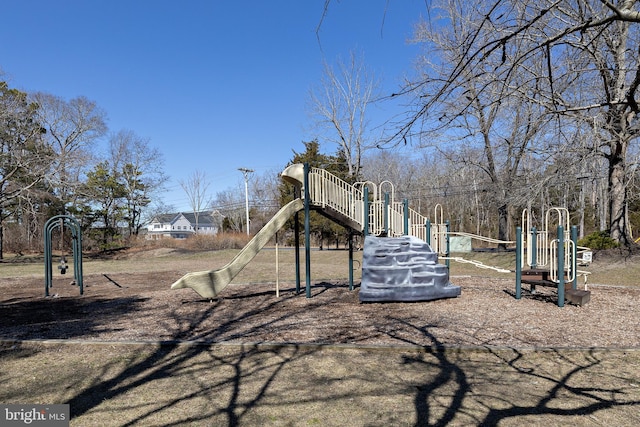 view of communal playground