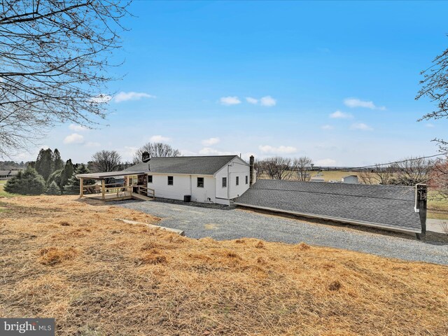 view of rear view of house