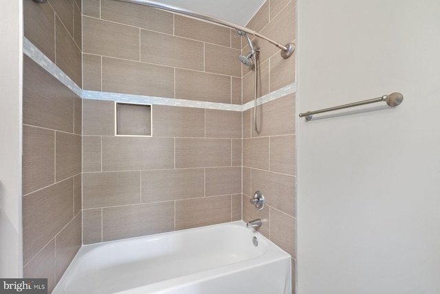 full bathroom with  shower combination