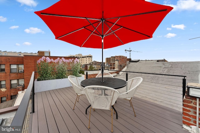 1312 Fairmont St NW Unit 2, Washington, DC 20009 - deck with outdoor dining area