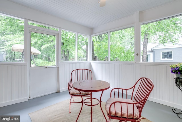 8605 Virginia Ave, Annandale, VA 22003 - sunroom with concrete flooring