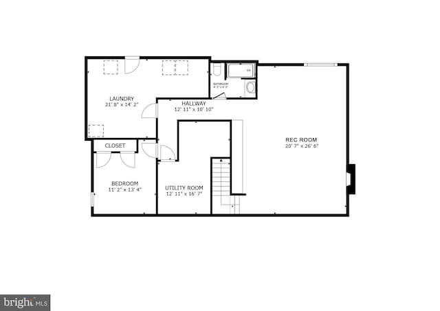 8605 Virginia Ave, Annandale, VA 22003 - floor plan / room layout