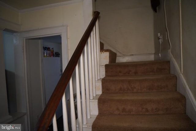 185 Middleway, Inwood, WV 25428 - stairs with ornamental molding