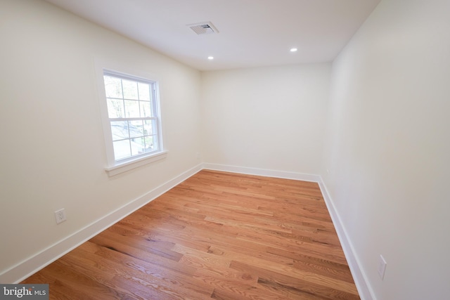 11 Hendrickson, Lawrenceville, NJ 08648 - empty room with recessed lighting, visible vents, light wood finished floors, and baseboards
