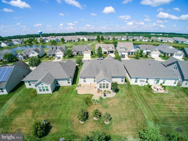 birds eye view of property featuring a residential view