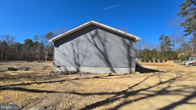 view of side of property