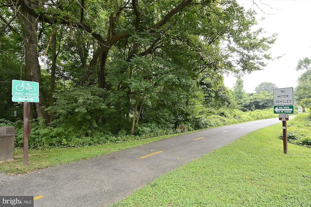 view of road