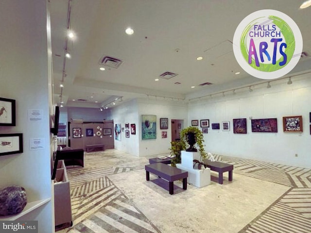 common area with visible vents
