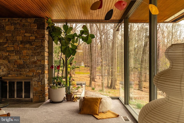 view of patio featuring visible vents