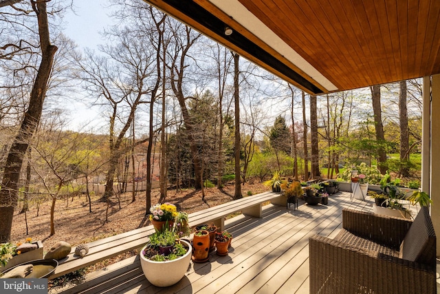 view of deck
