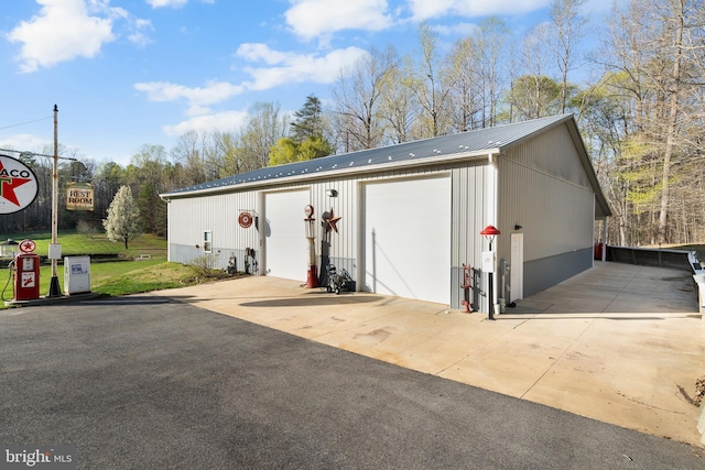 view of outbuilding with an outdoor structure