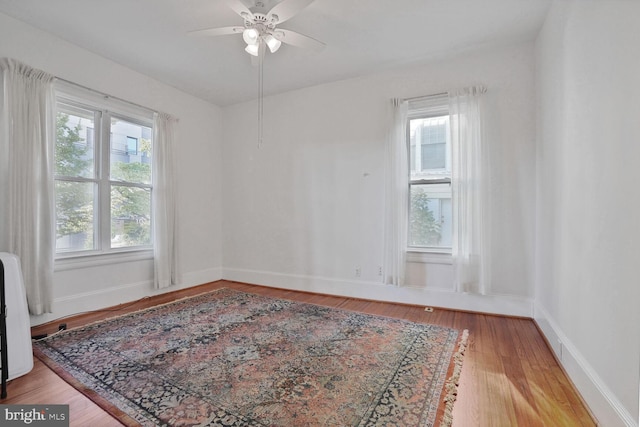 1033 Newton St NE, Washington, DC 20017 - empty room featuring wood finished floors and ceiling fan