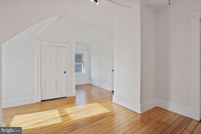 1033 Newton St NE, Washington, DC 20017 - bonus room featuring wood-type flooring and vaulted ceiling