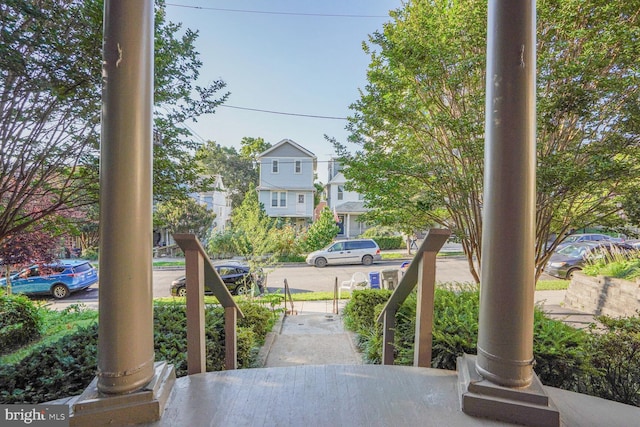 1033 Newton St NE, Washington, DC 20017 - view of patio featuring a residential view