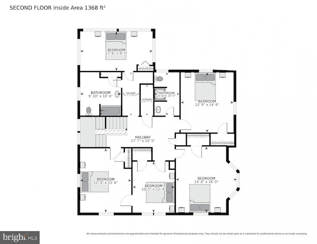 1033 Newton St NE, Washington, DC 20017 - view of floor plan / room layout
