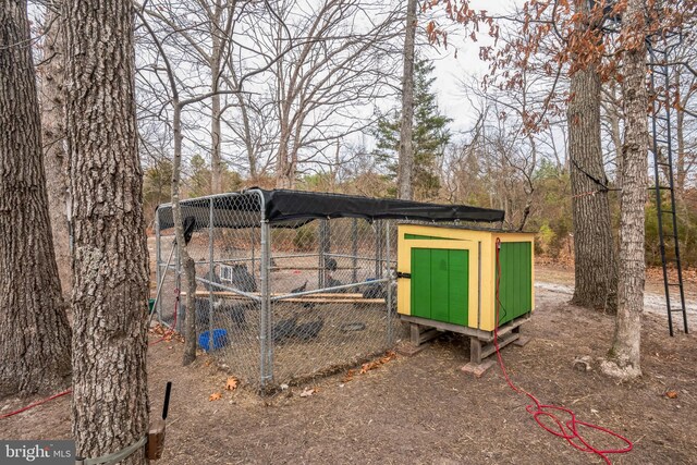 view of poultry coop