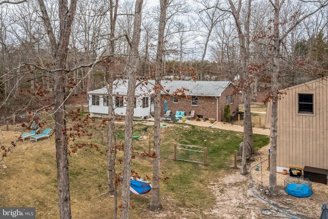 view of yard