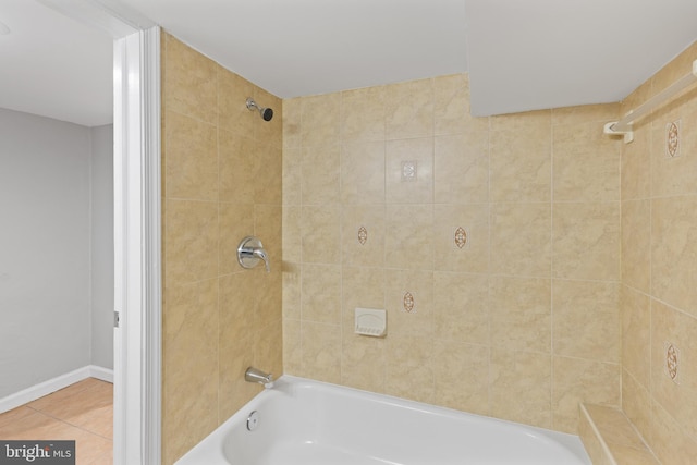 505 N Rose St, Baltimore, MD 21205 - bathroom with tile patterned flooring and shower / bathtub combination