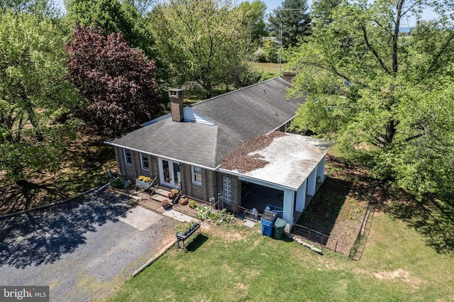 drone / aerial view