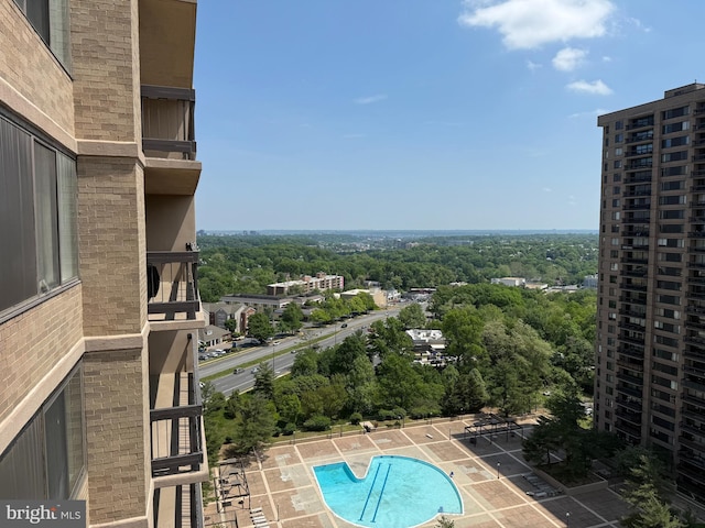 view of community pool