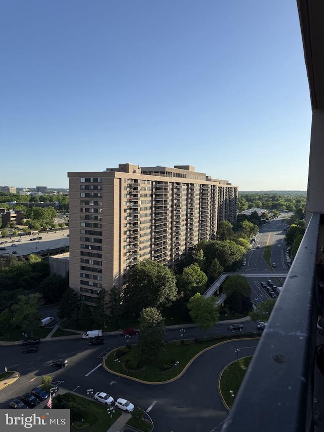 view of property with a city view
