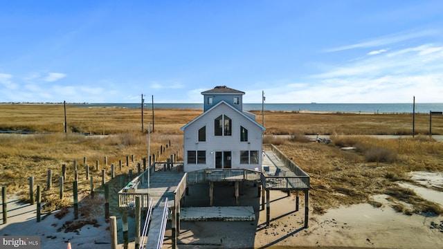 510 Bay Point Rd, Cedarville, NJ 08311 - exterior space with a water view