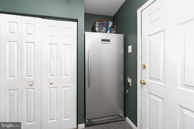 interior space with baseboards