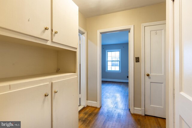 526 Baltimore Annapolis Blvd, Severna Park, MD 21146 - hall featuring baseboards and dark wood-style flooring