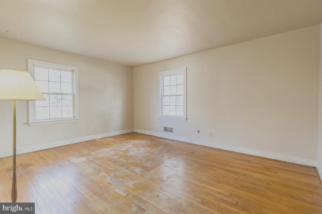 526 Baltimore Annapolis Blvd, Severna Park, MD 21146 - unfurnished room featuring visible vents, light wood-type flooring, and baseboards