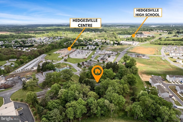 4137 Hedgesville Rd, Hedgesville, WV 25427 - aerial overview of property's location