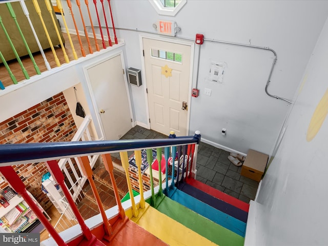 4137 Hedgesville Rd, Hedgesville, WV 25427 - stairway with baseboards