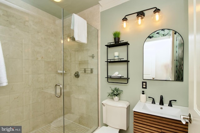 1210 R St NW Unit 313, Washington, DC 20009 - full bath with a shower stall, vanity, and toilet