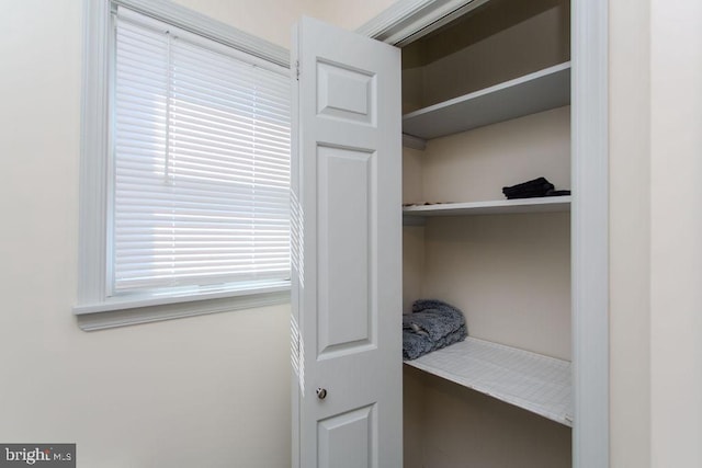 view of closet