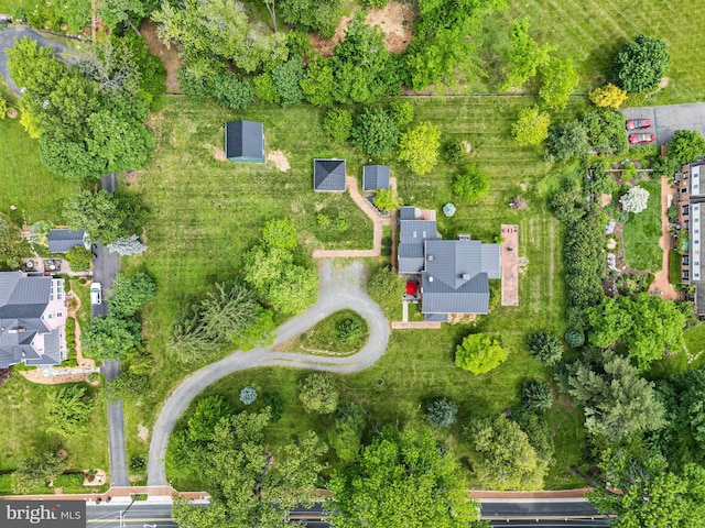 aerial overview of property's location