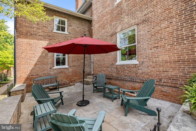 view of patio