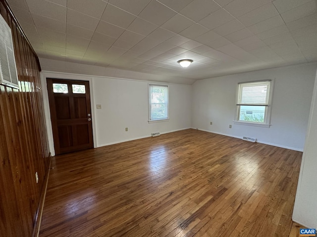 1616 Mulberry Ave, Charlottesville, VA 22903 - entryway featuring visible vents, baseboards, and hardwood / wood-style flooring