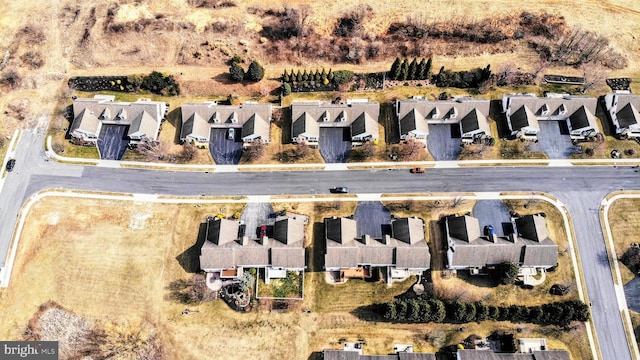 birds eye view of property featuring a residential view