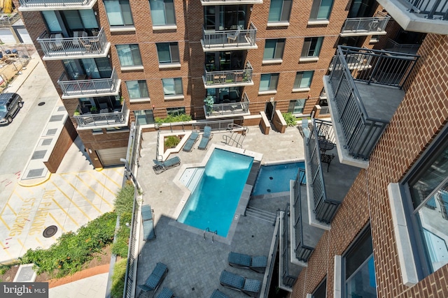 view of pool