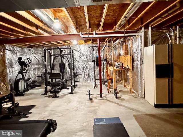 view of workout room