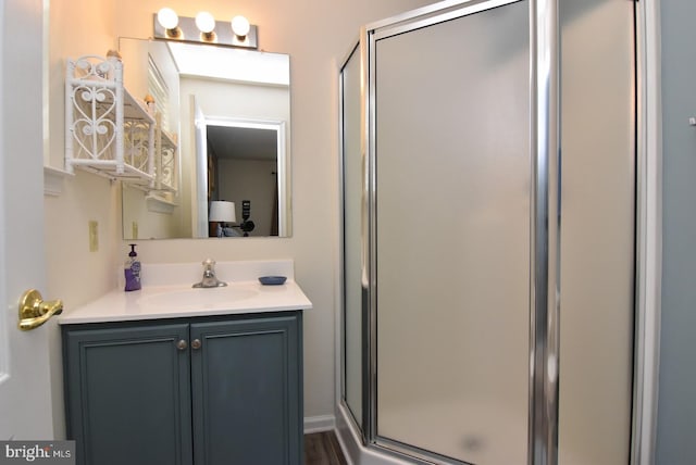 20324 Mallory Ct Unit 49, Rehoboth Beach, DE 19971 - full bathroom featuring a shower stall and vanity