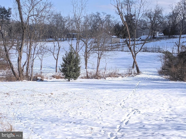 1241 Sheep Hill Rd Lot 2A, Pottstown, PA 19465 - view of snowy yard