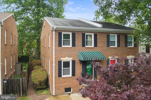 22 E Howell Ave, Alexandria, VA 22301 - view of front of property with brick siding