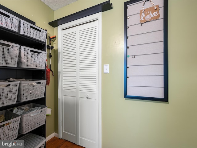 view of storage room