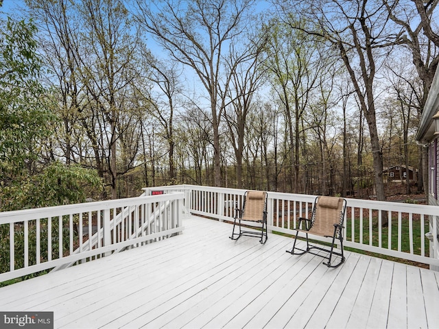 view of deck