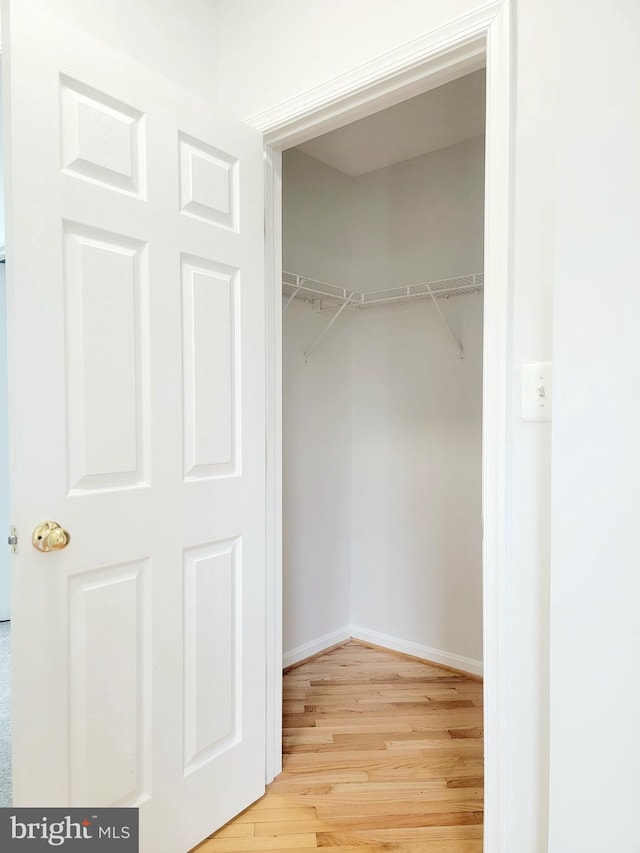 view of closet